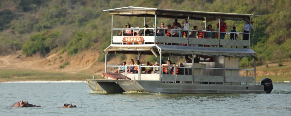 Kazinga channel boat cruise